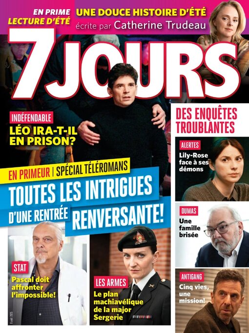 Détails du titre pour 7 Jours par TVA Publications Inc. - Disponible